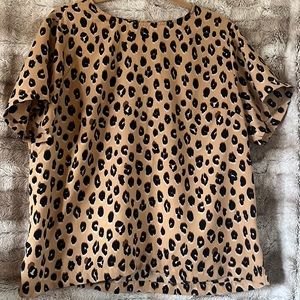 A New Day Cheetah print top